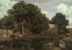corot152-foresta di fontainebleau