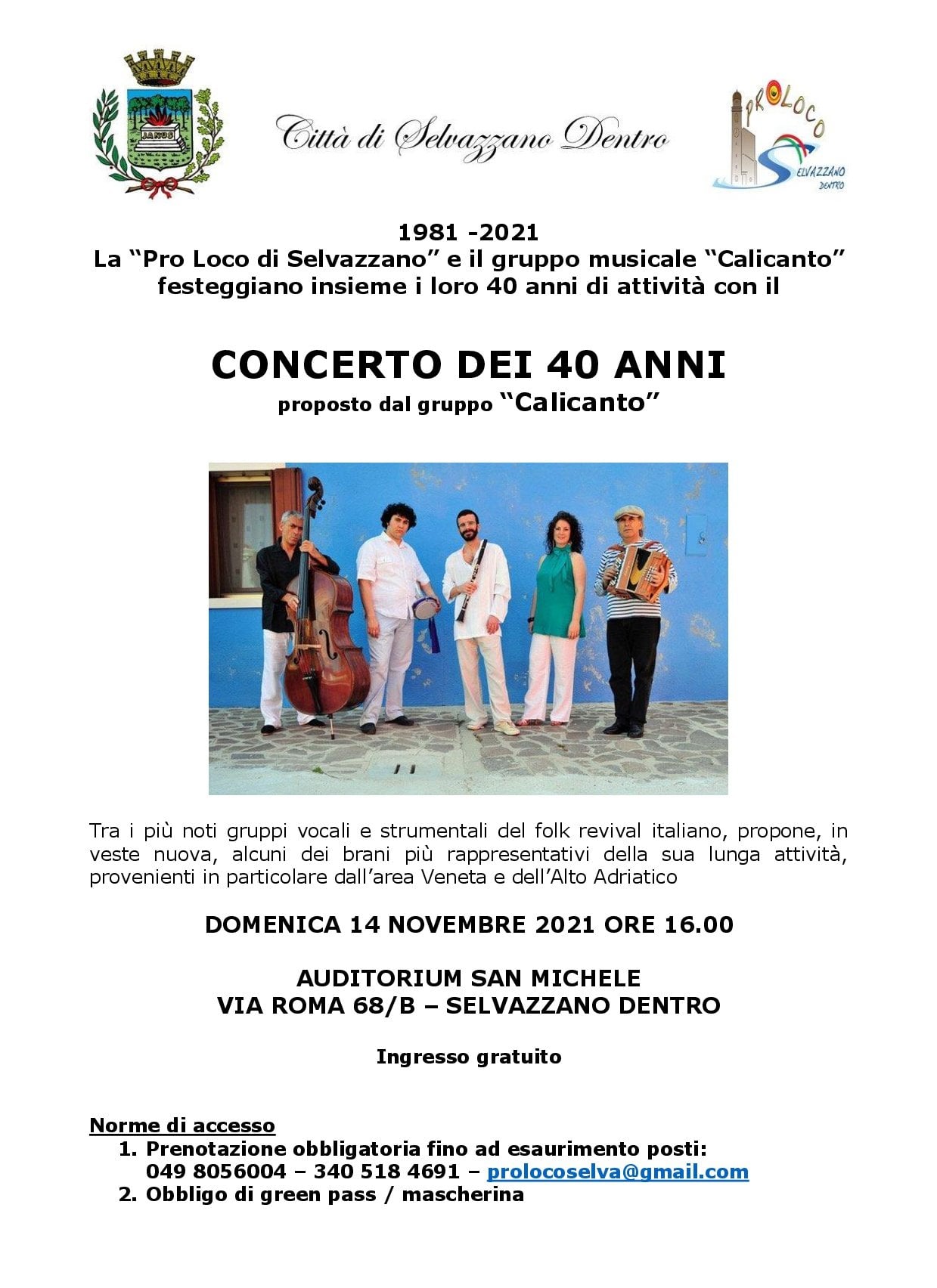 proloco selvazzano Calicanto