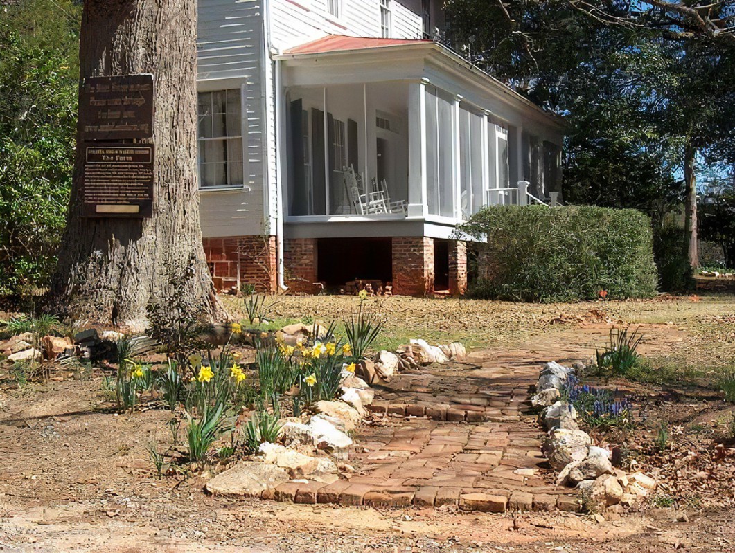 casa di Flannery O'Connor Andalusia Milledgeville